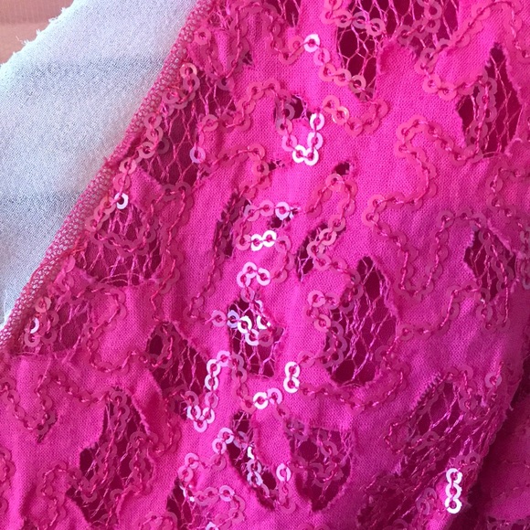 Stunning Pink Beaded BCBG dress - Picture 8 of 16
